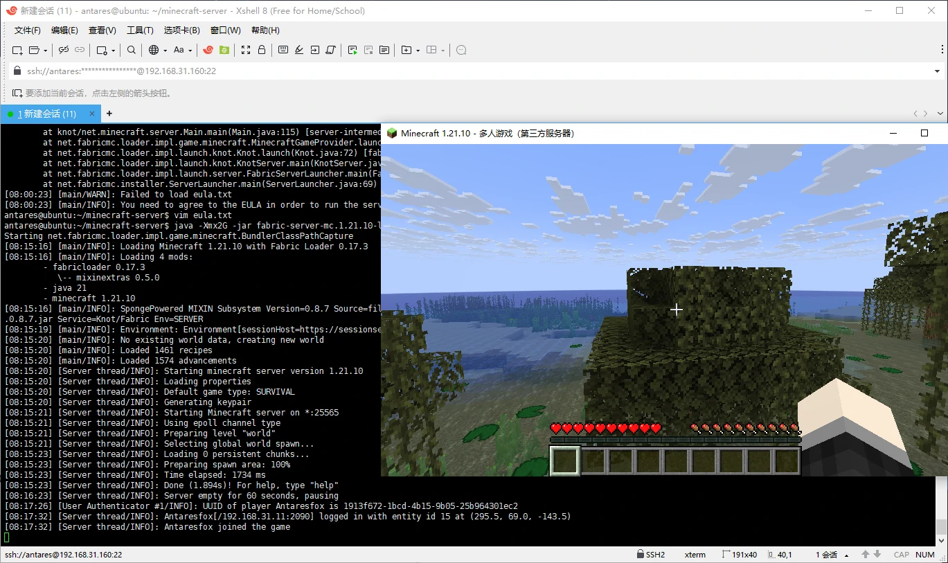 如何在Linux系统下开MC服务器-风の博客